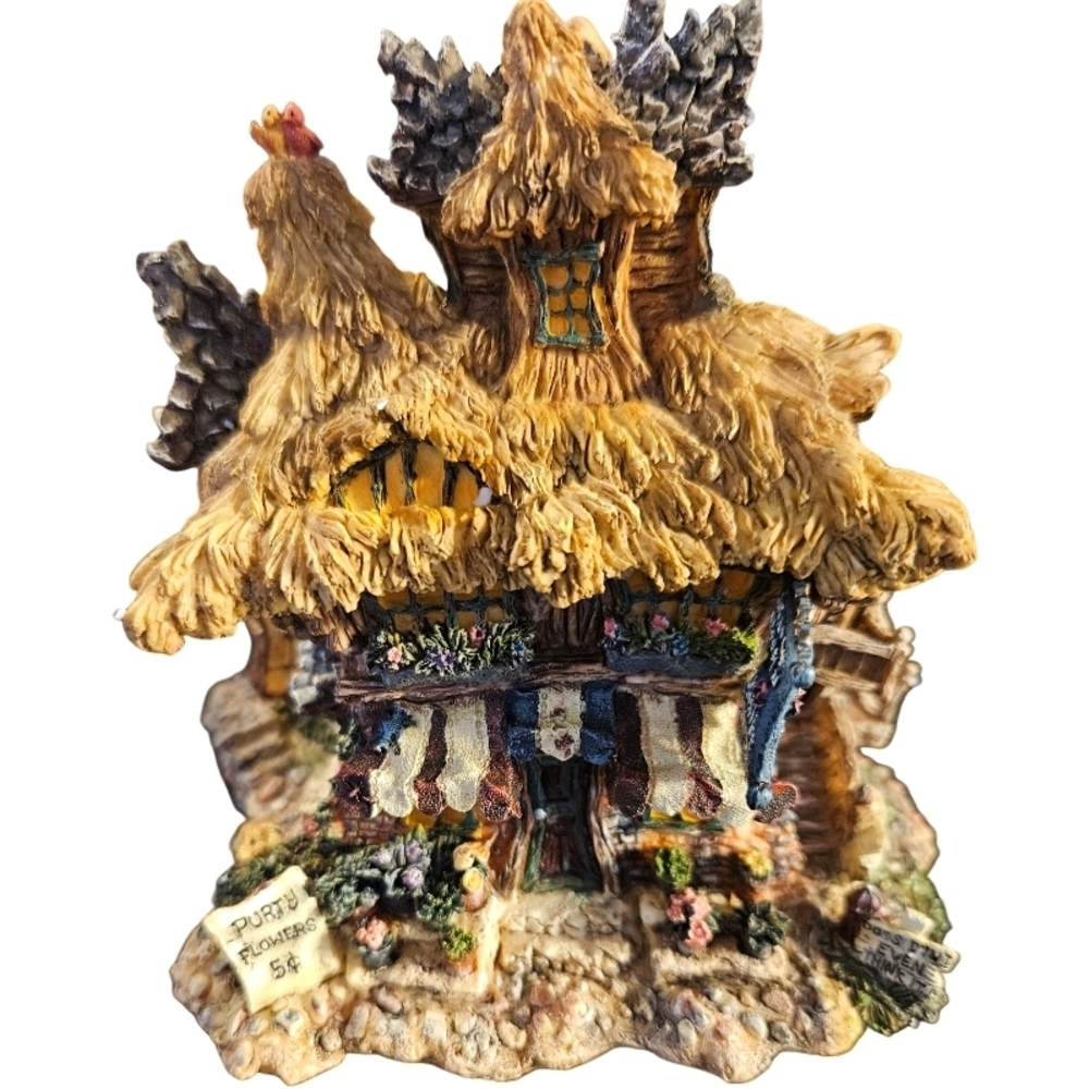 Boyds Bears Resin Martha's Bearly Bloom'n Flower Shop Figurine 2000